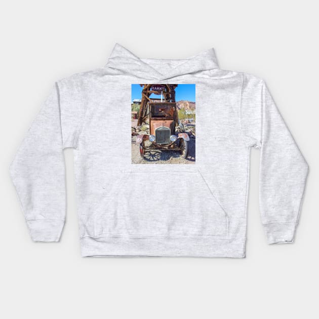 Model T Truck Kids Hoodie by Rob Johnson Photography